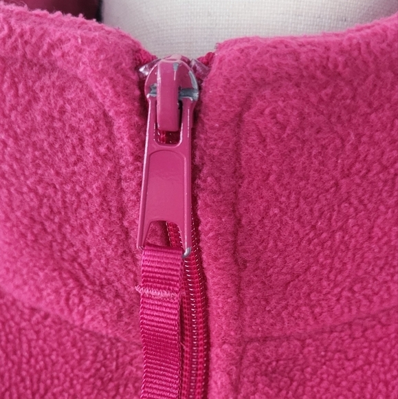 Columbia Raspberry Pink Full Zip Fleece Vest - Picture 5 of 10